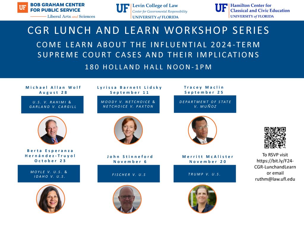 CGR Lunch and Learn Fall 2024