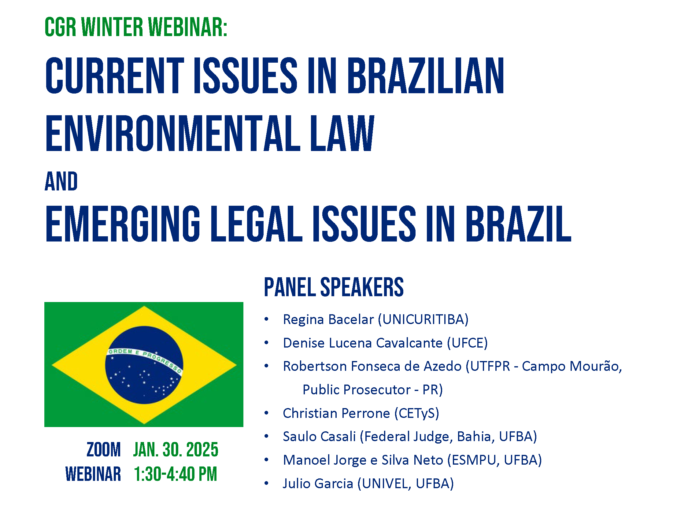 iBR CGR Winter Webinar