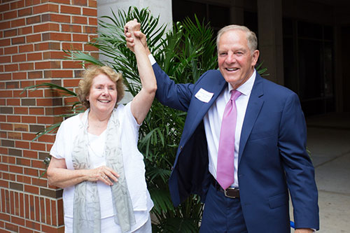Gerald “Jerry” Schackow (JD 65) and his wife, Joanne.