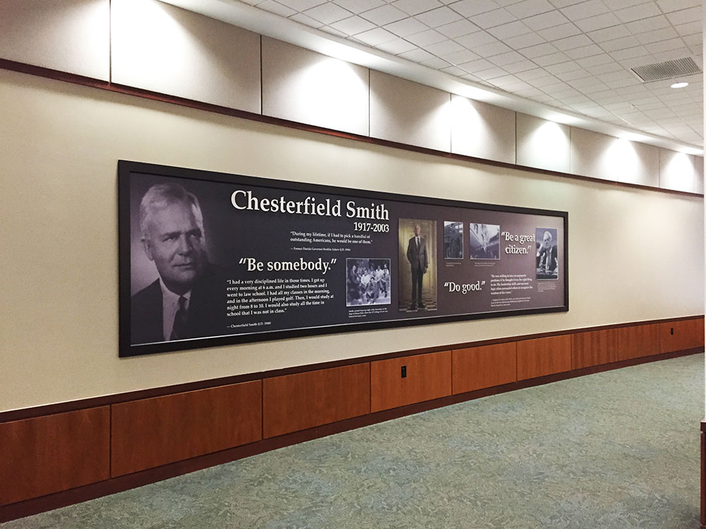 Wall mural about Chesterfield Smith