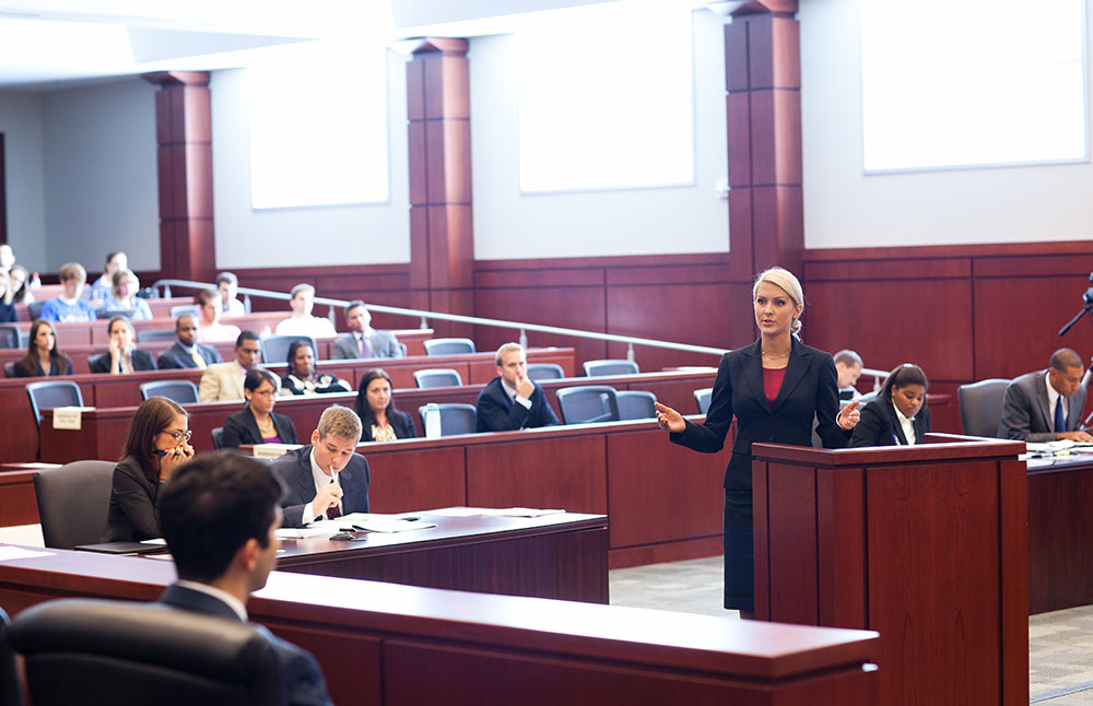 Student utilizing the Advocacy Center