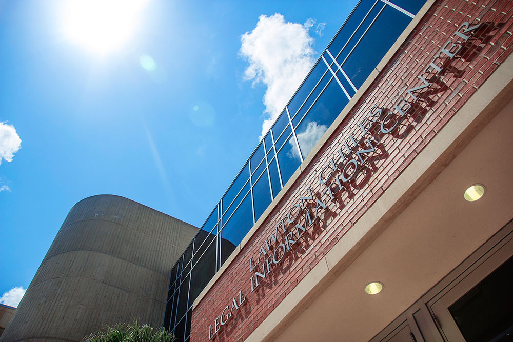Lawton Chiles Legal Information Center exterior sign