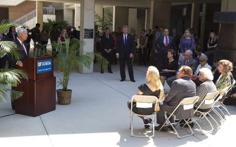 Stephen N. Zack Hall Unveiling at UF Law