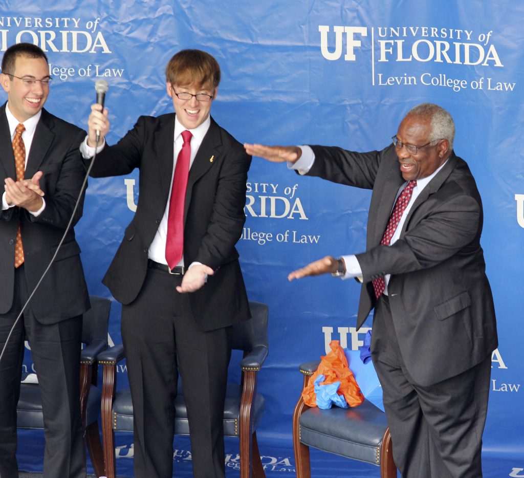 Supreme Court Justice Clarence Thomas Visits UF Law