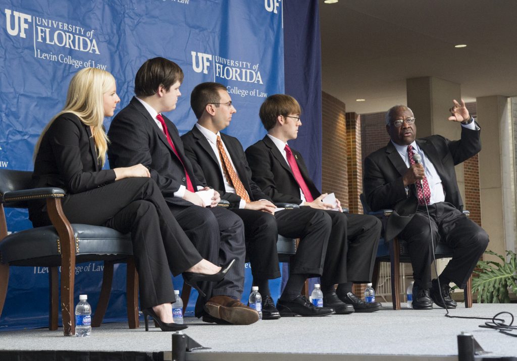 Supreme Court Justice Clarence Thomas Visits UF Law