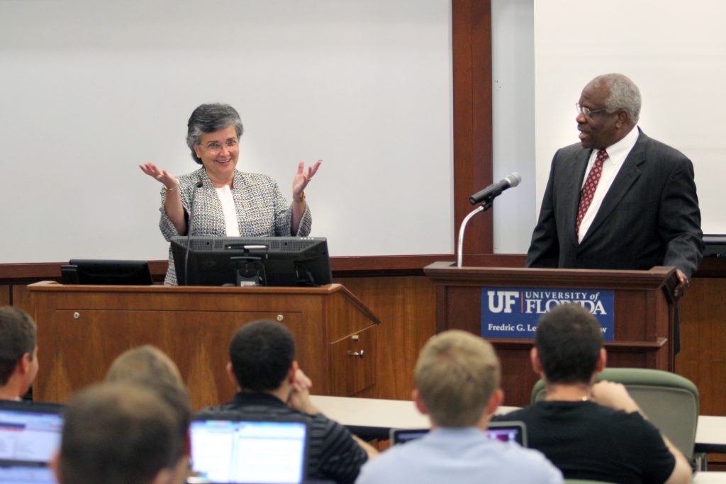 Supreme Court Justice Clarence Thomas Visits UF Law