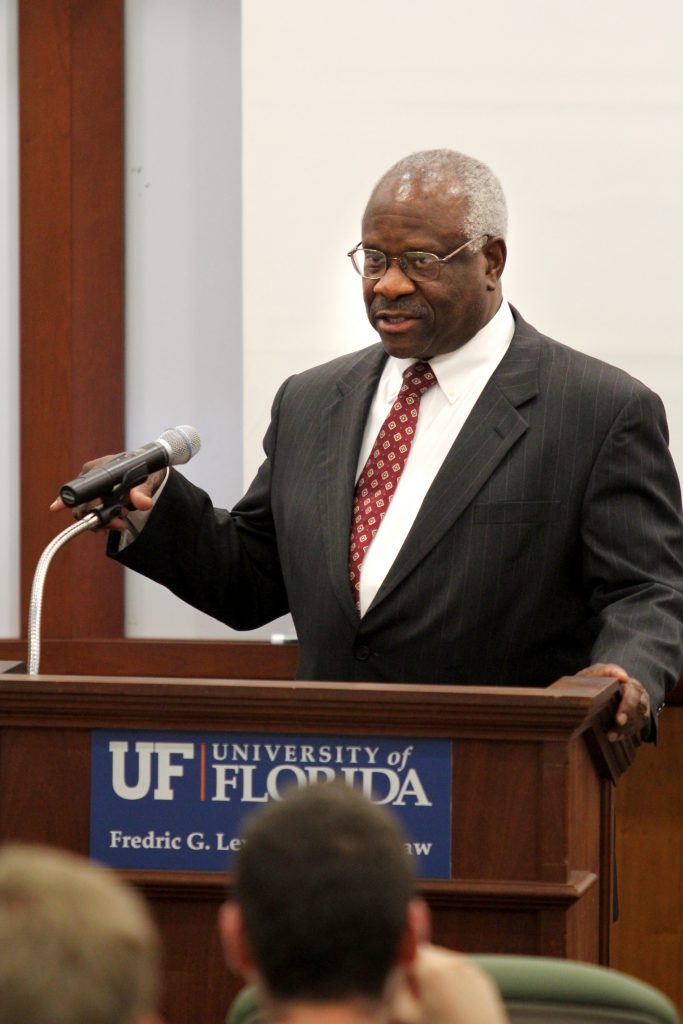Supreme Court Justice Clarence Thomas Visits UF Law