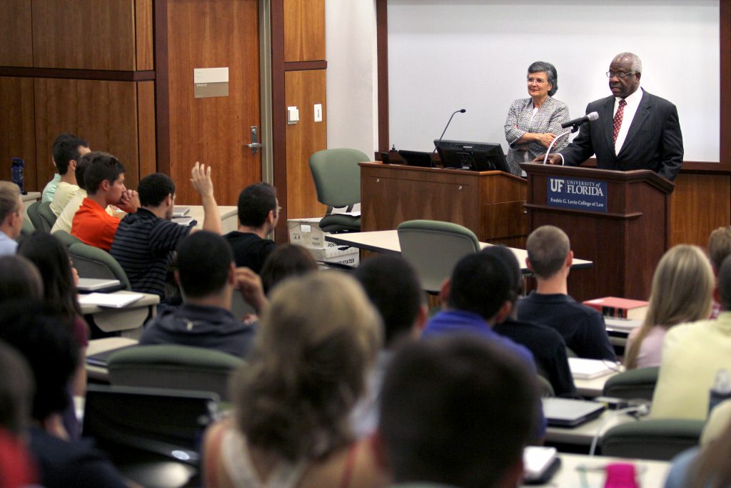 Supreme Court Justice Clarence Thomas Visits UF Law