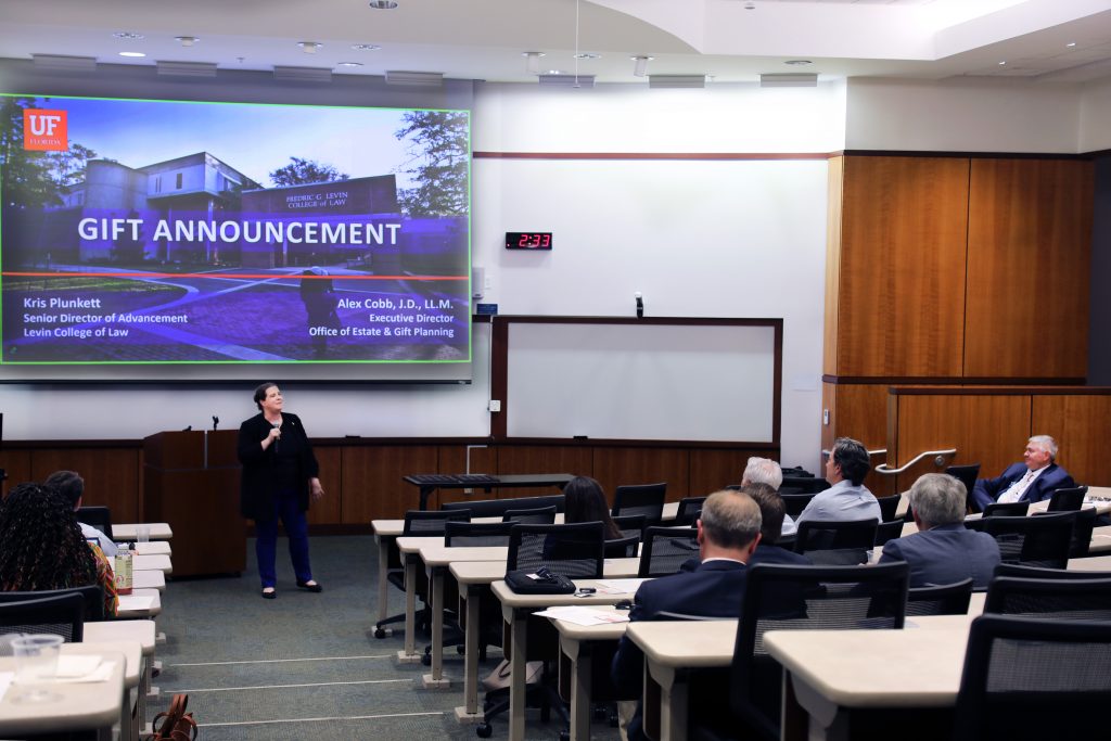 Interim Dean Merritt McAlister announces lead gift