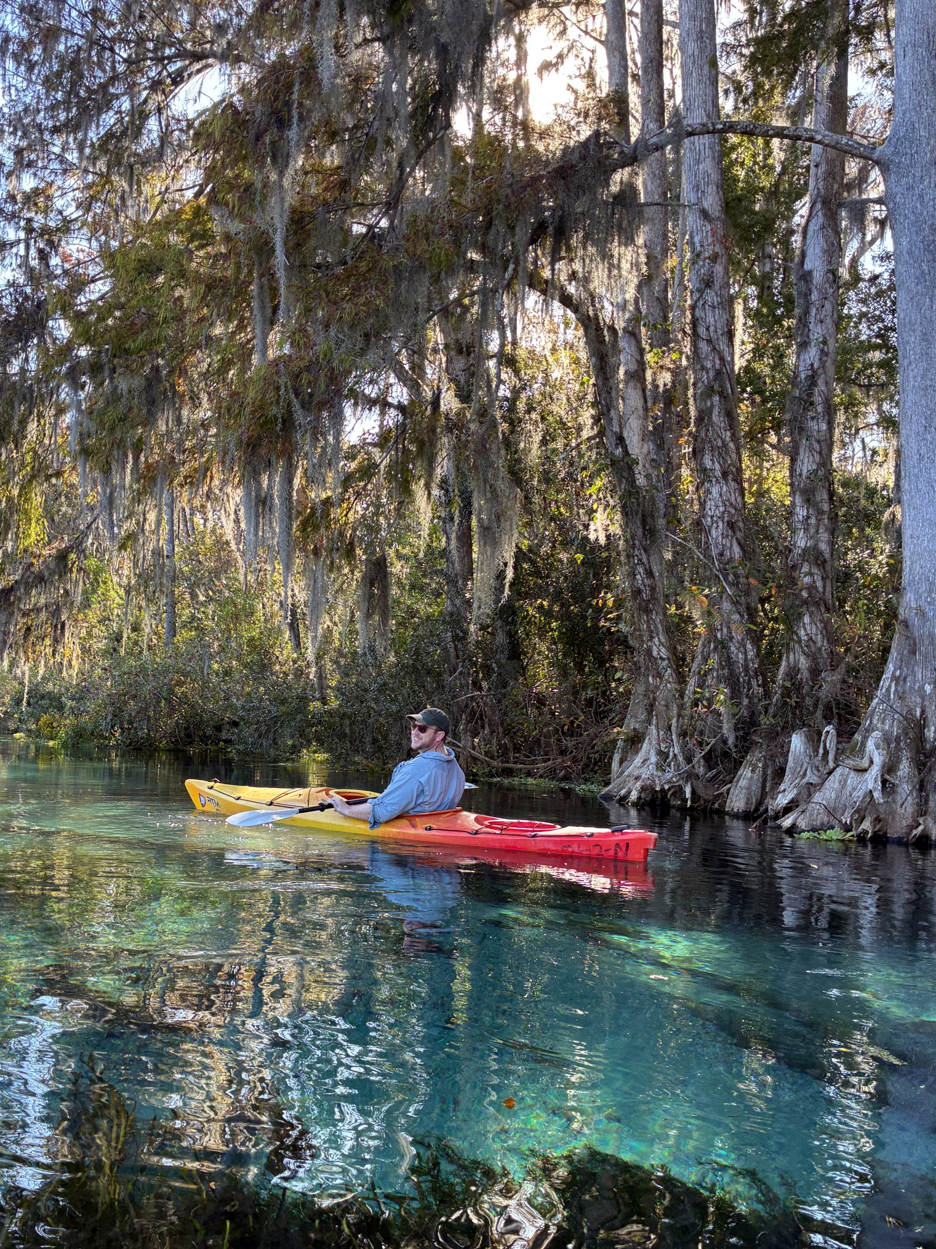 Photo from UF Law's Early Environmental Law Scholars Conference field trip to Ichetucknee Springs