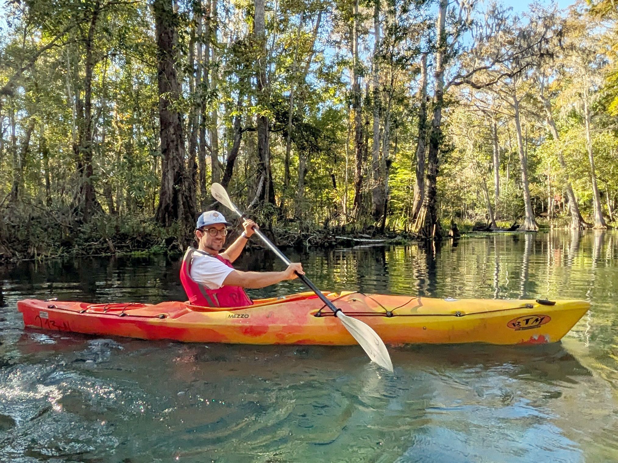 Photo from UF Law's Early Environmental Law Scholars Conference field trip to Ichetucknee Springs