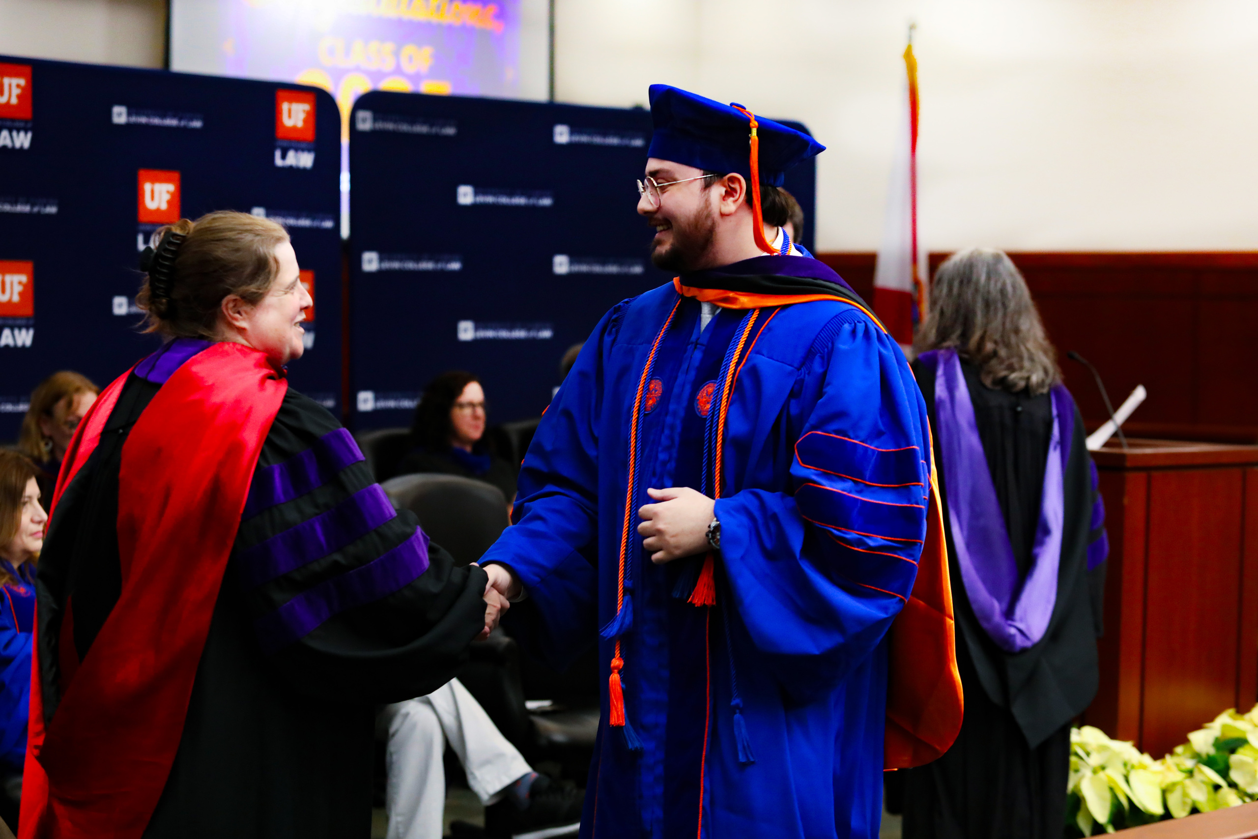 Image from the Class of 2025 Fall Commencement Ceremony on Thursday, December 18, 2025 at the Levin College of Law at the University of Florida in Gainesville, FL.