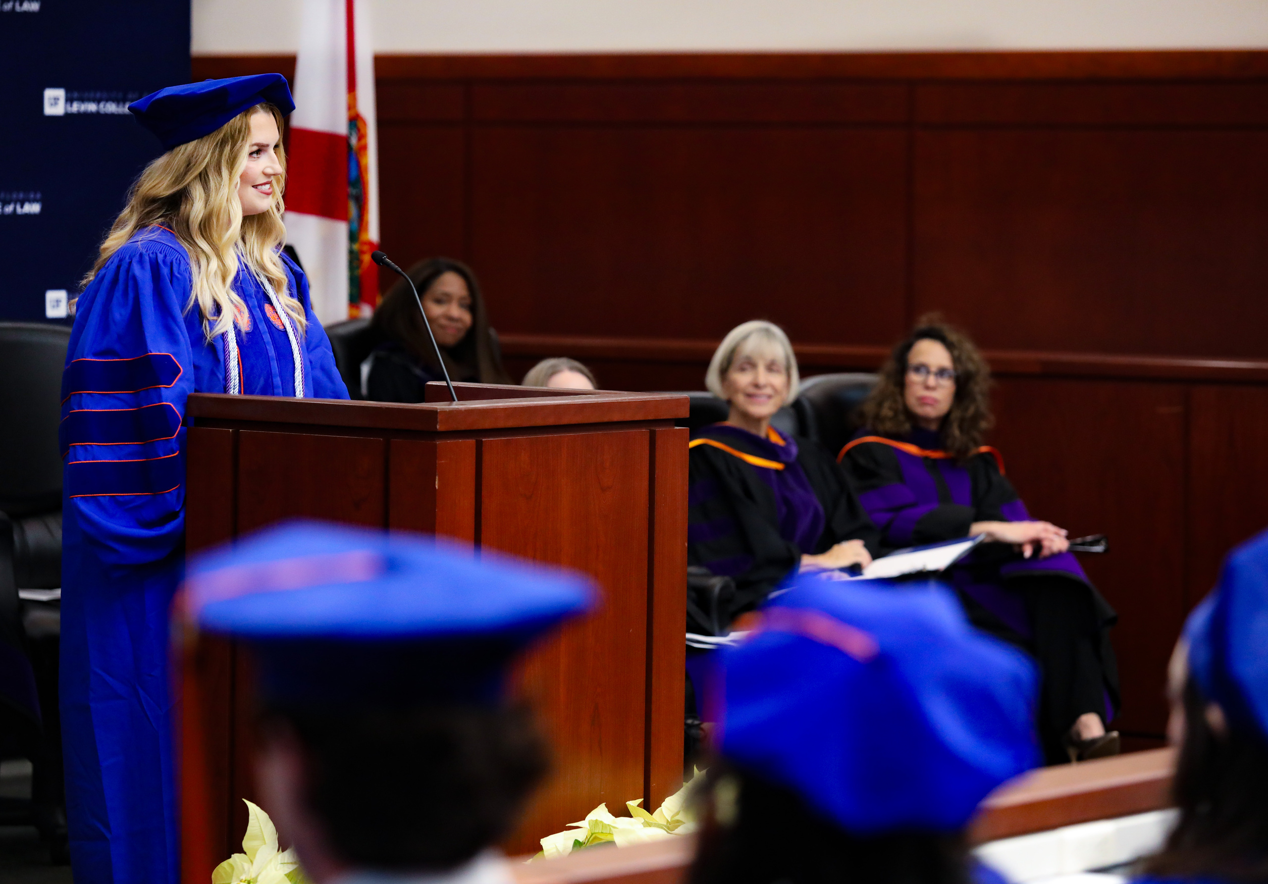 Image from the Class of 2025 Fall Commencement Ceremony on Thursday, December 18, 2025 at the Levin College of Law at the University of Florida in Gainesville, FL.