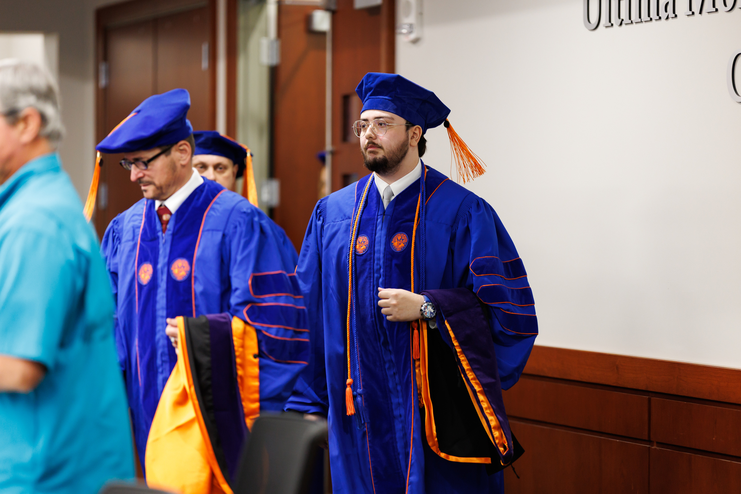 Image from the Class of 2025 Fall Commencement Ceremony on Thursday, December 18, 2025 at the Levin College of Law at the University of Florida in Gainesville, FL. Photo by Matt Pendleton Photography for UF College of Law.