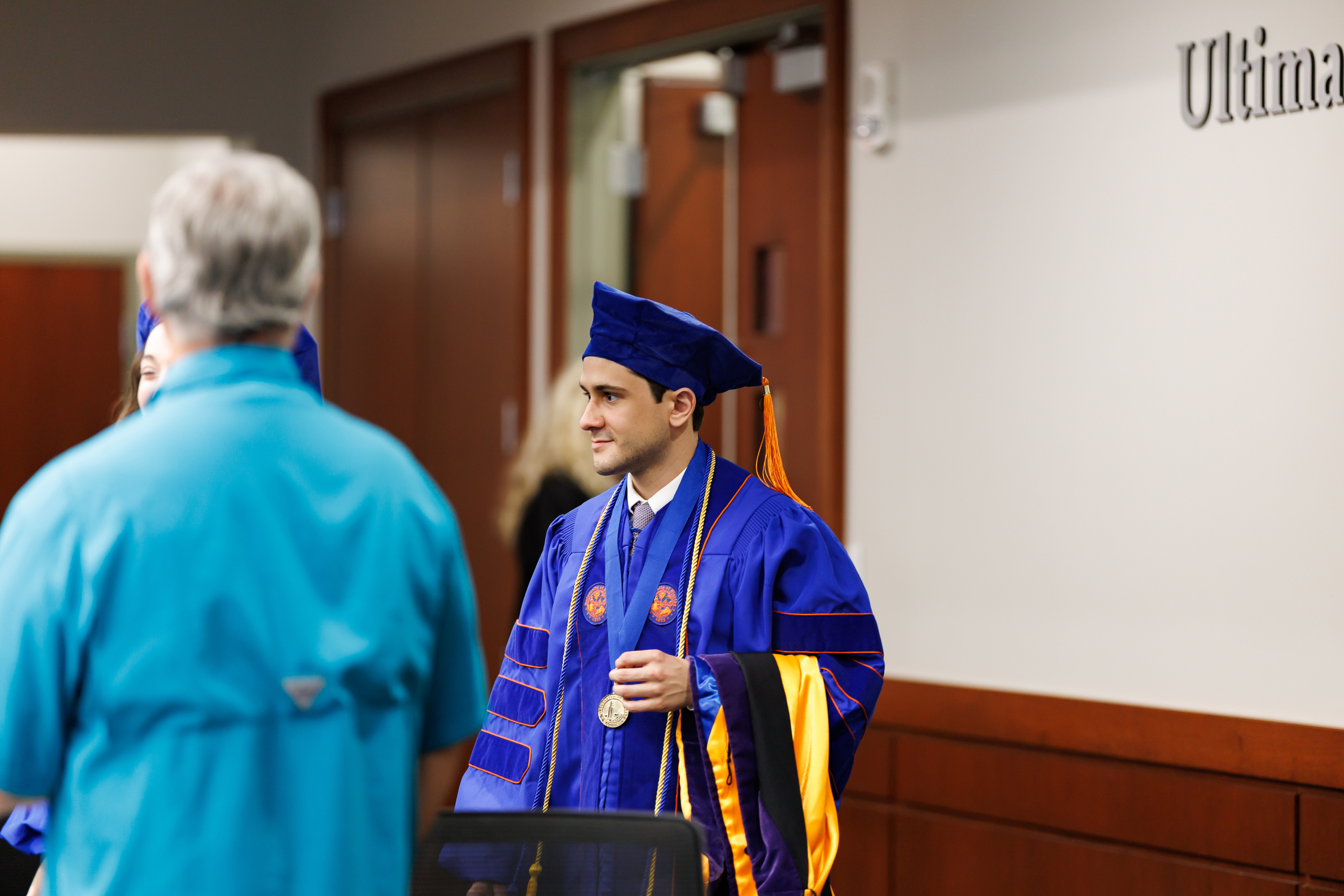 Image from the Class of 2025 Fall Commencement Ceremony on Thursday, December 18, 2025 at the Levin College of Law at the University of Florida in Gainesville, FL. Photo by Matt Pendleton Photography for UF College of Law.