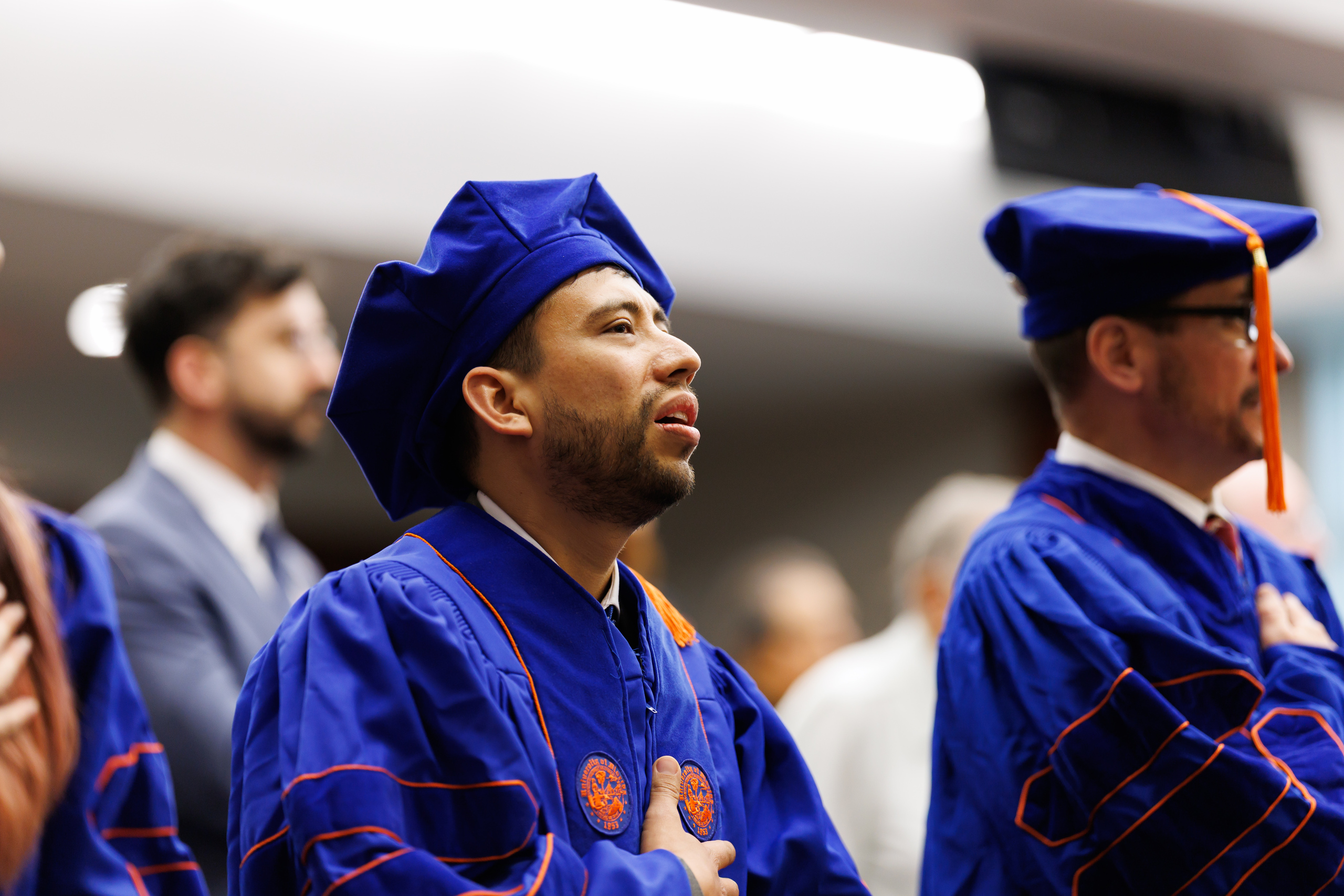Image from the Class of 2025 Fall Commencement Ceremony on Thursday, December 18, 2025 at the Levin College of Law at the University of Florida in Gainesville, FL. Photo by Matt Pendleton Photography for UF College of Law.