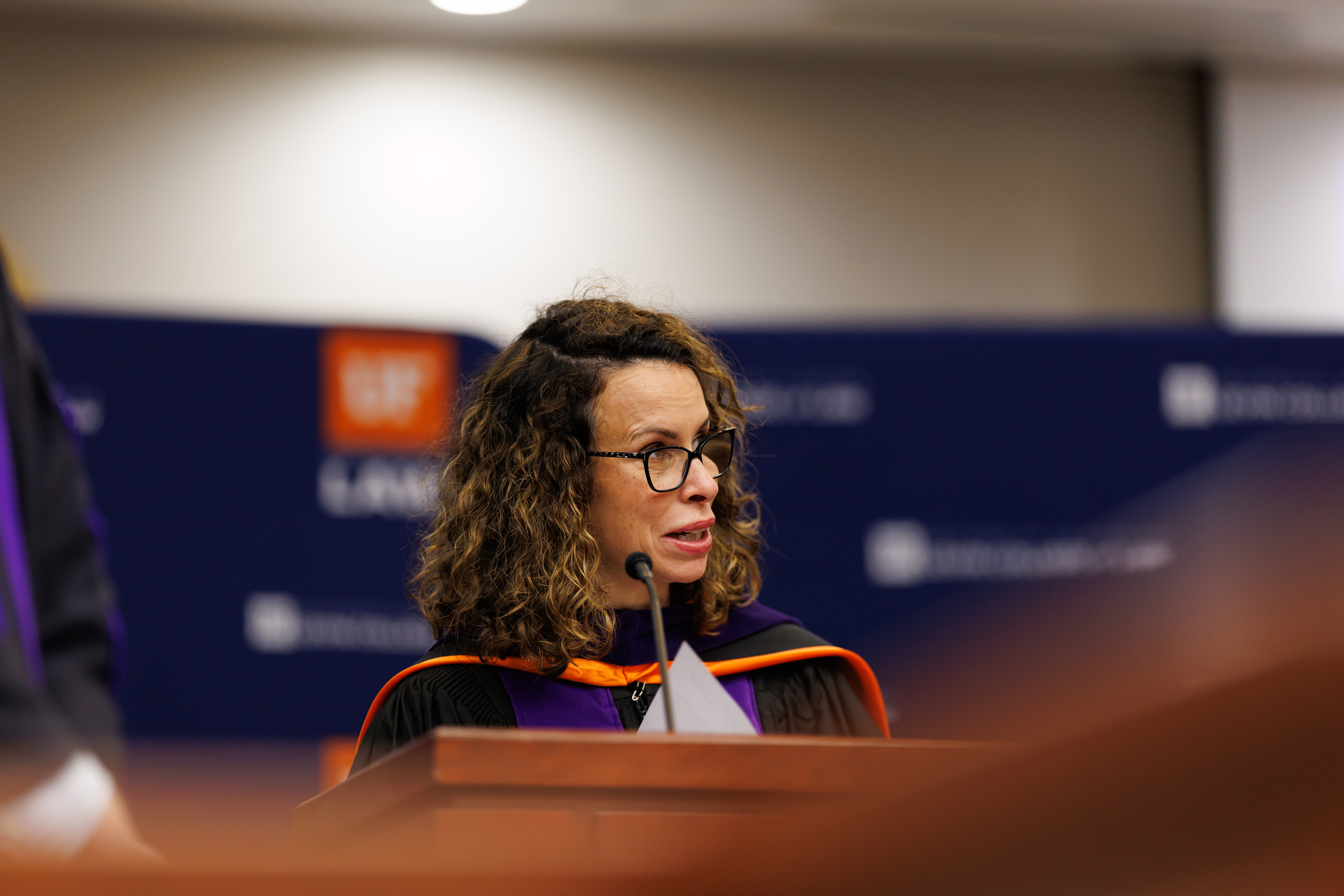 Image from the Class of 2025 Fall Commencement Ceremony on Thursday, December 18, 2025 at the Levin College of Law at the University of Florida in Gainesville, FL. Photo by Matt Pendleton Photography for UF College of Law.