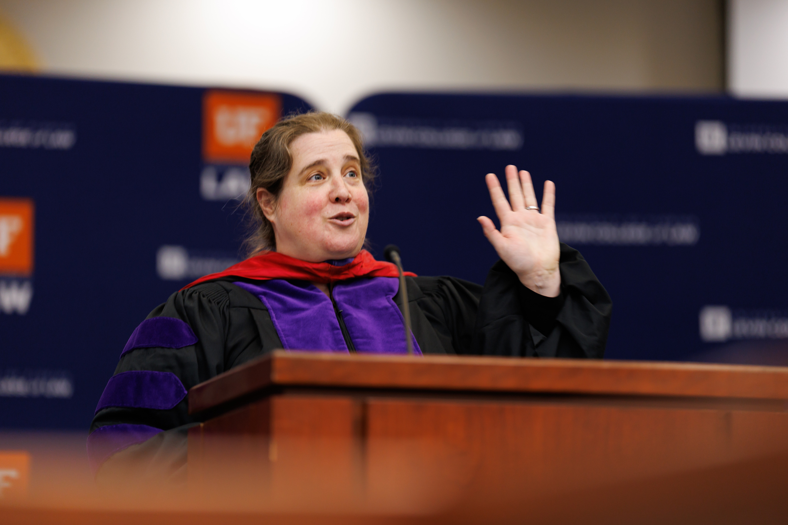 Image from the Class of 2025 Fall Commencement Ceremony on Thursday, December 18, 2025 at the Levin College of Law at the University of Florida in Gainesville, FL. Photo by Matt Pendleton Photography for UF College of Law.