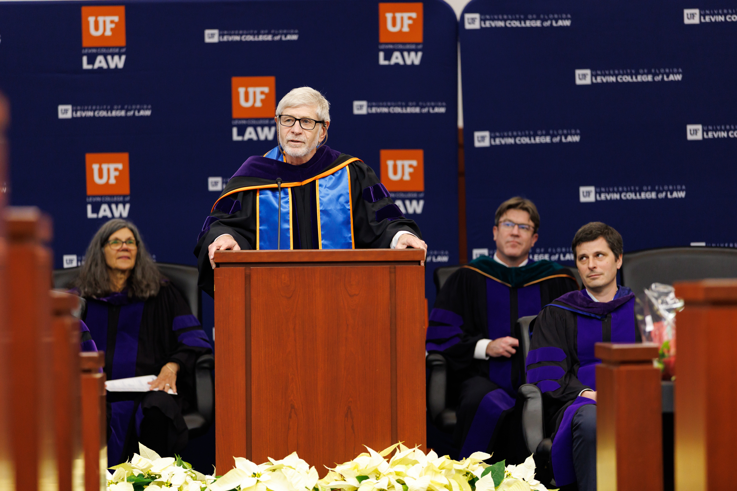 Image from the Class of 2025 Fall Commencement Ceremony on Thursday, December 18, 2025 at the Levin College of Law at the University of Florida in Gainesville, FL. Photo by Matt Pendleton Photography for UF College of Law.