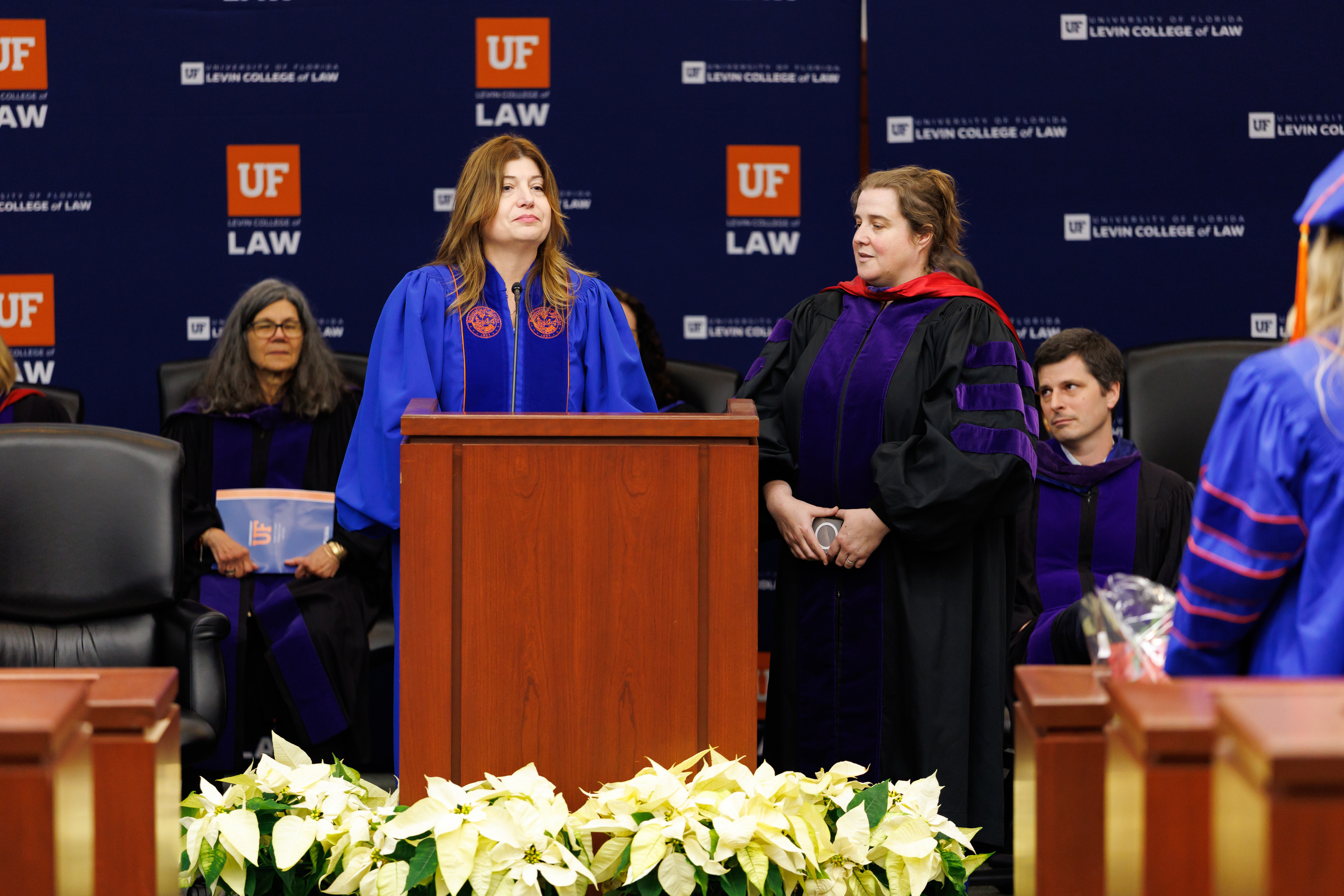 Image from the Class of 2025 Fall Commencement Ceremony on Thursday, December 18, 2025 at the Levin College of Law at the University of Florida in Gainesville, FL. Photo by Matt Pendleton Photography for UF College of Law.