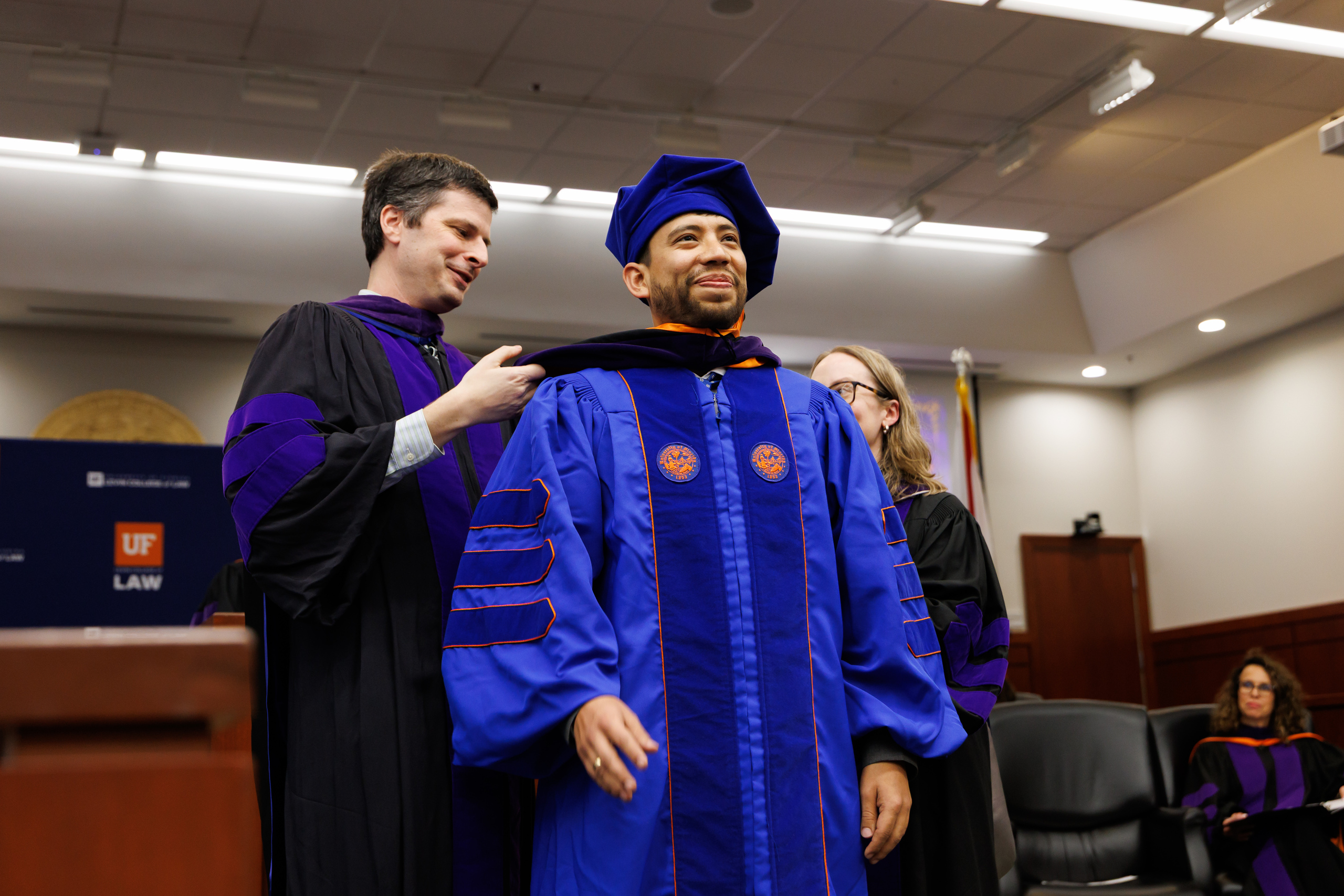 Image from the Class of 2025 Fall Commencement Ceremony on Thursday, December 18, 2025 at the Levin College of Law at the University of Florida in Gainesville, FL. Photo by Matt Pendleton Photography for UF College of Law.