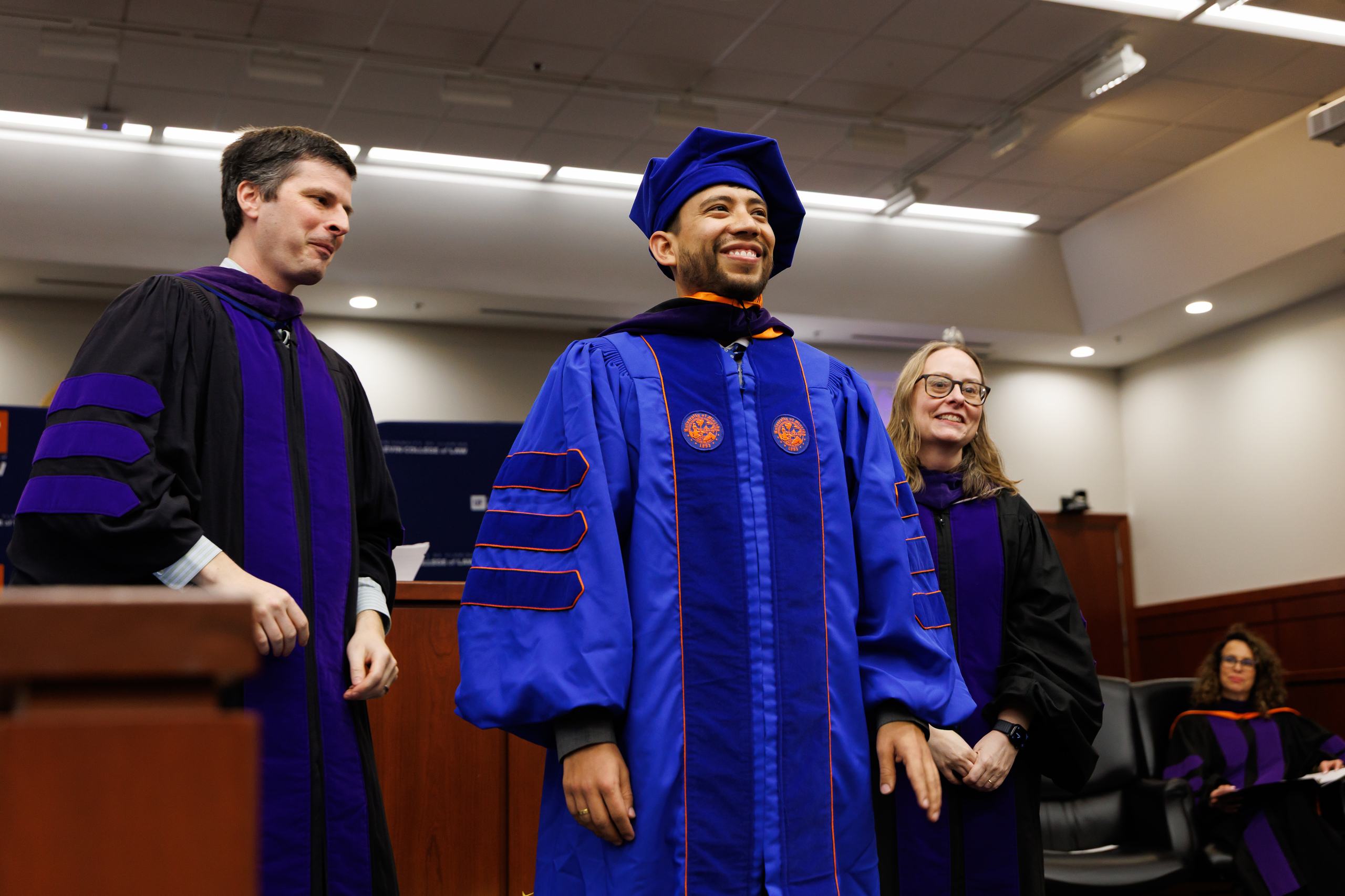 Image from the Class of 2025 Fall Commencement Ceremony on Thursday, December 18, 2025 at the Levin College of Law at the University of Florida in Gainesville, FL. Photo by Matt Pendleton Photography for UF College of Law.