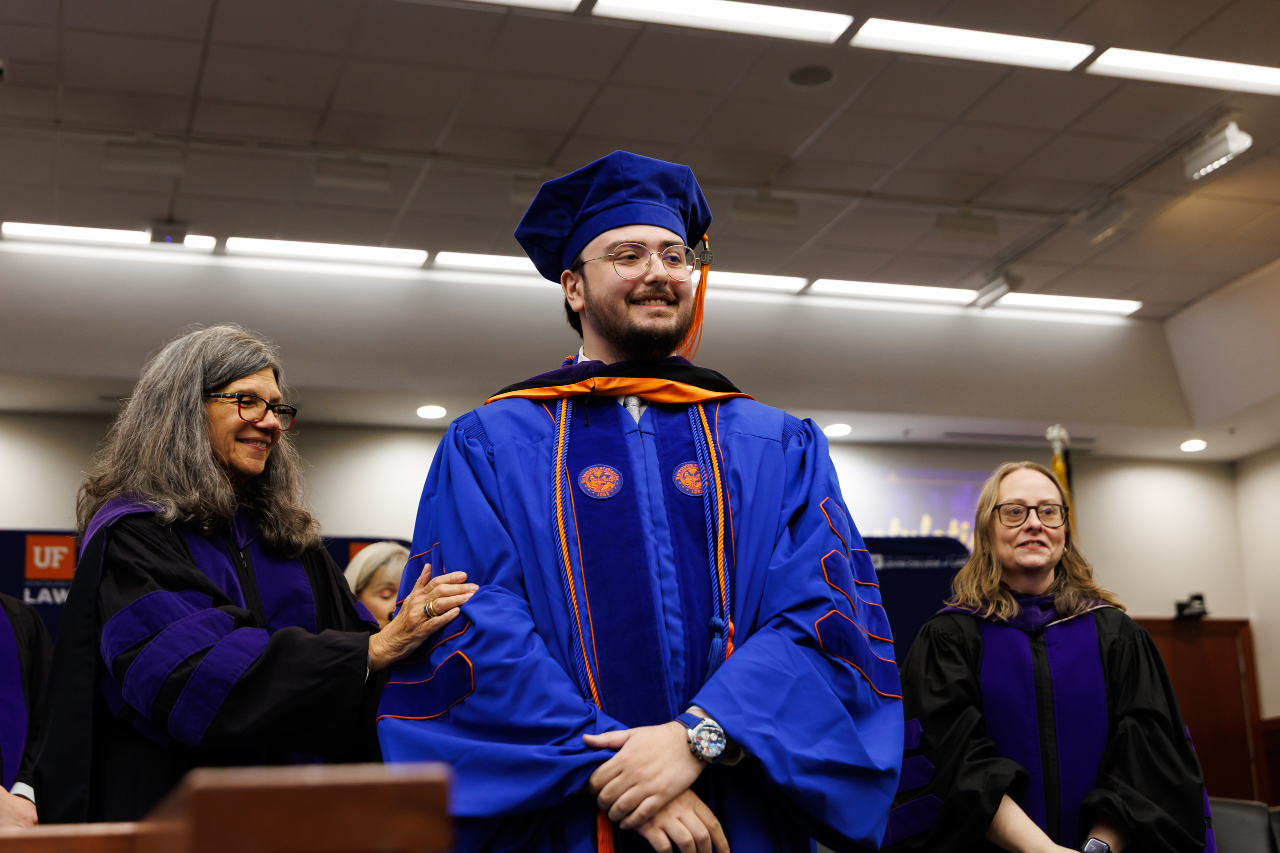 Image from the Class of 2025 Fall Commencement Ceremony on Thursday, December 18, 2025 at the Levin College of Law at the University of Florida in Gainesville, FL. Photo by Matt Pendleton Photography for UF College of Law.