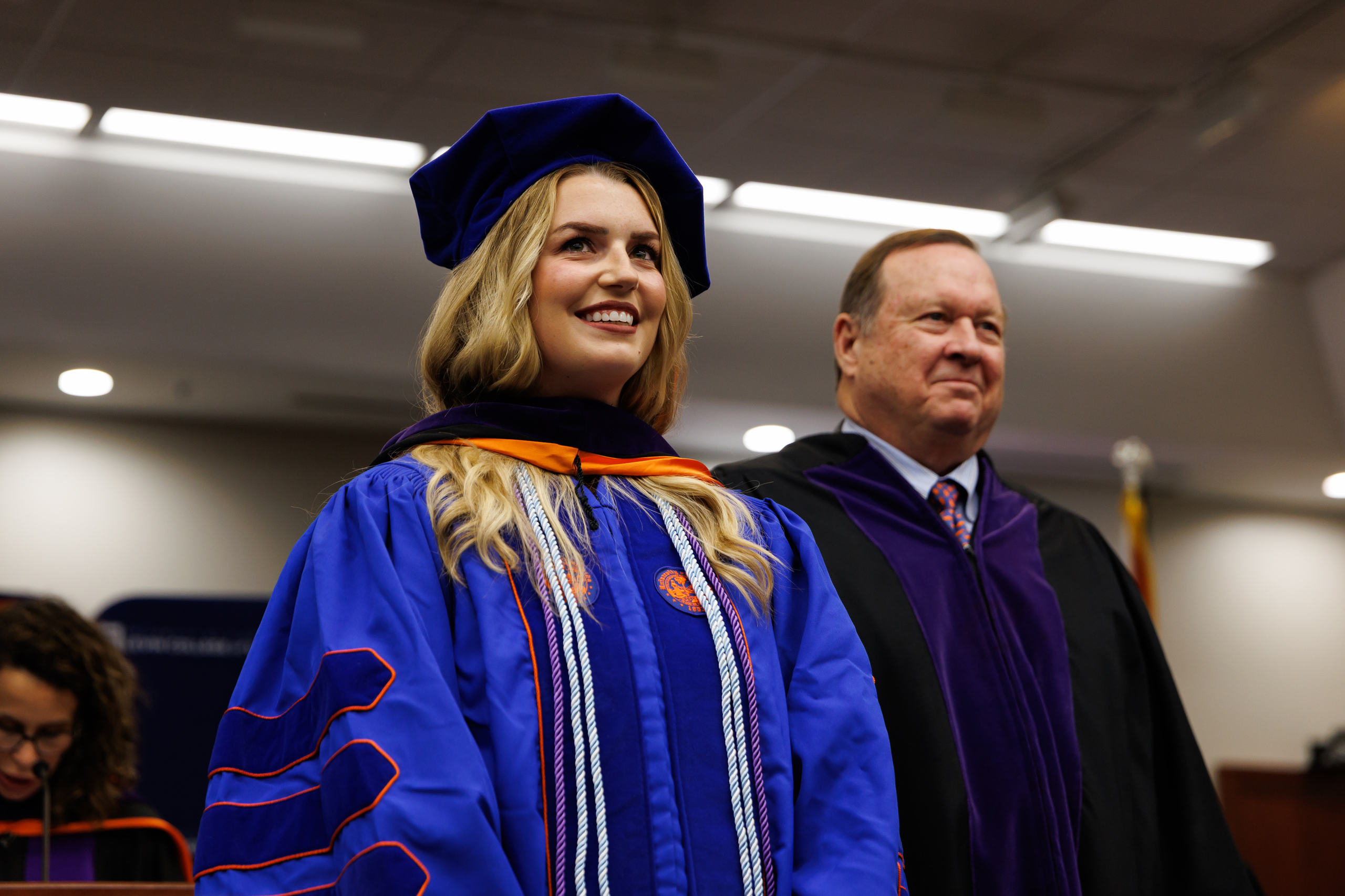 Image from the Class of 2025 Fall Commencement Ceremony on Thursday, December 18, 2025 at the Levin College of Law at the University of Florida in Gainesville, FL. Photo by Matt Pendleton Photography for UF College of Law.