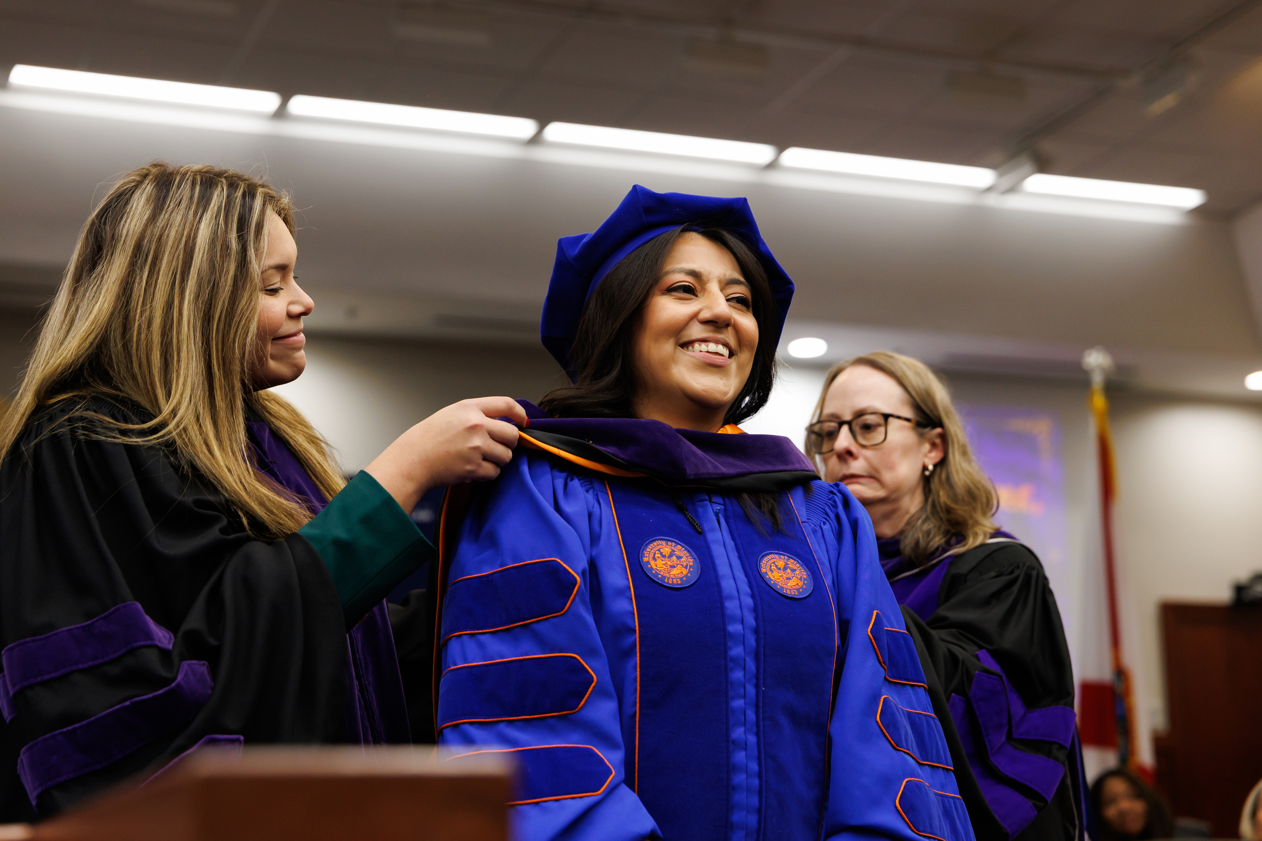 Image from the Class of 2025 Fall Commencement Ceremony on Thursday, December 18, 2025 at the Levin College of Law at the University of Florida in Gainesville, FL. Photo by Matt Pendleton Photography for UF College of Law.