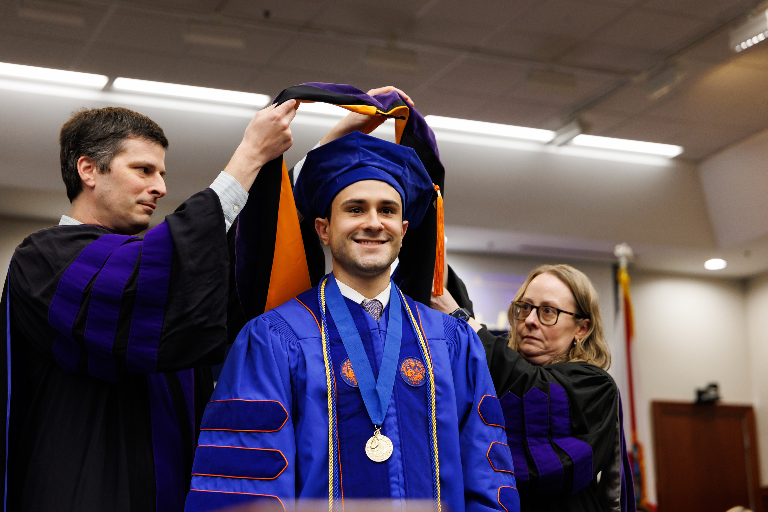 Image from the Class of 2025 Fall Commencement Ceremony on Thursday, December 18, 2025 at the Levin College of Law at the University of Florida in Gainesville, FL. Photo by Matt Pendleton Photography for UF College of Law.