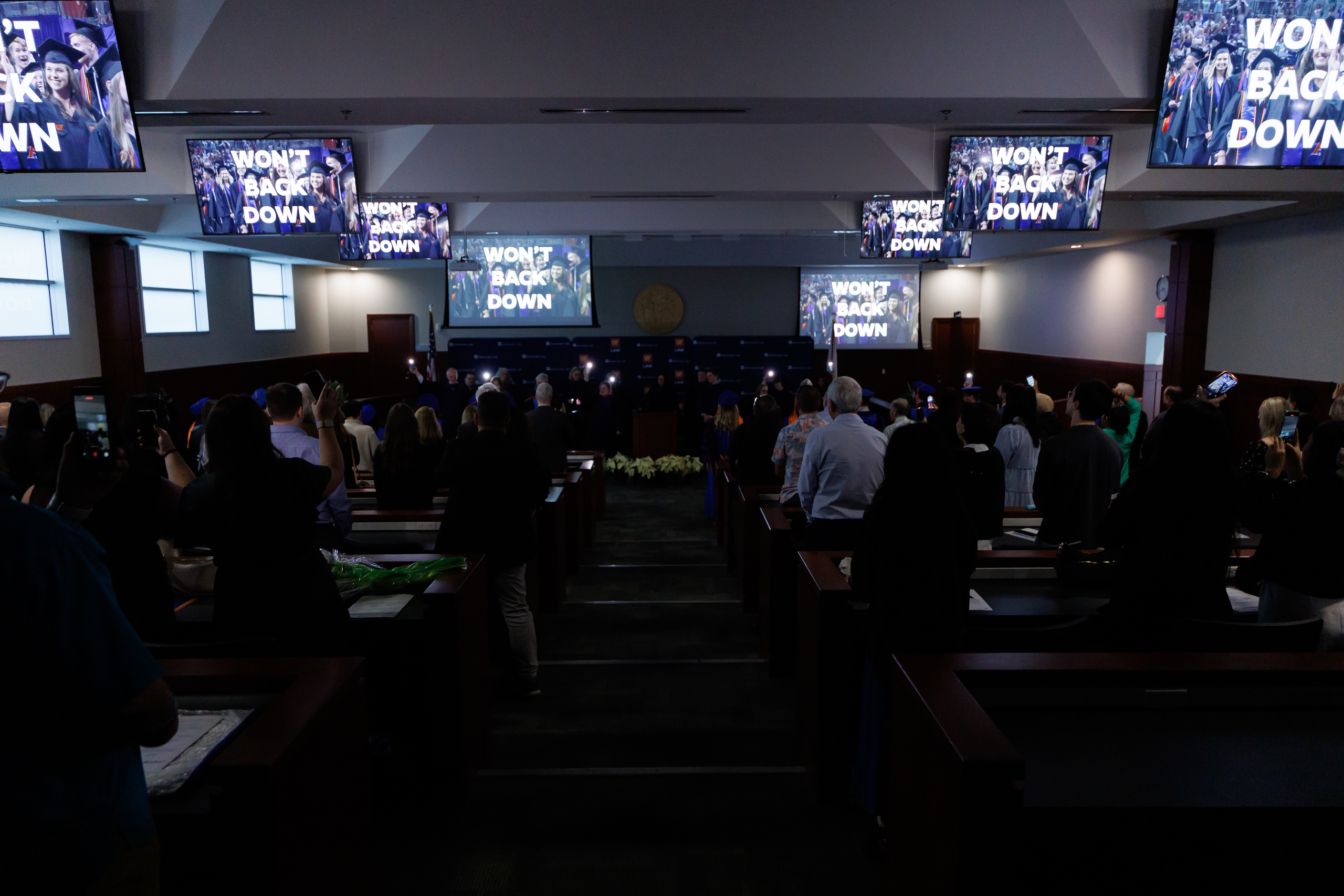 Image from the Class of 2025 Fall Commencement Ceremony on Thursday, December 18, 2025 at the Levin College of Law at the University of Florida in Gainesville, FL. Photo by Matt Pendleton Photography for UF College of Law.