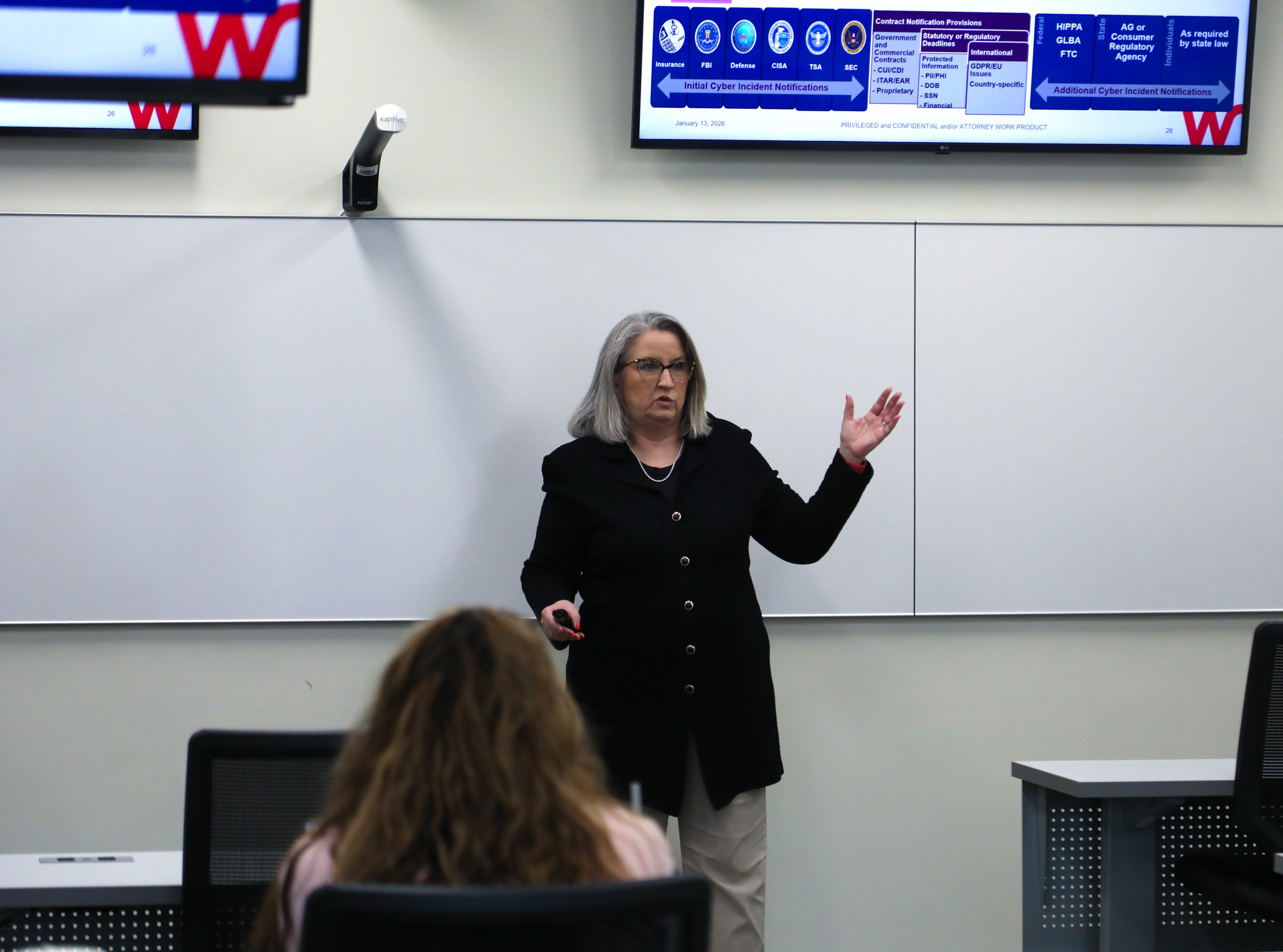 Jaqueline Brown teaches at UF Law's 2026 Compressed Course Week