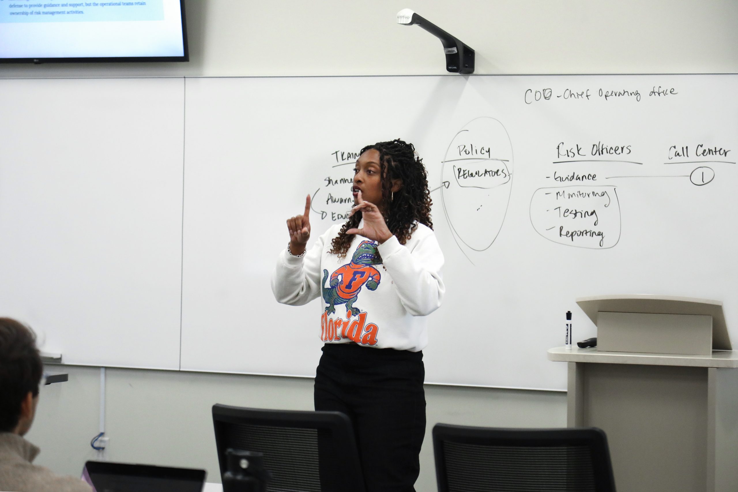 Melanie Hapner teaches at UF Law's 2026 Compressed Course Week