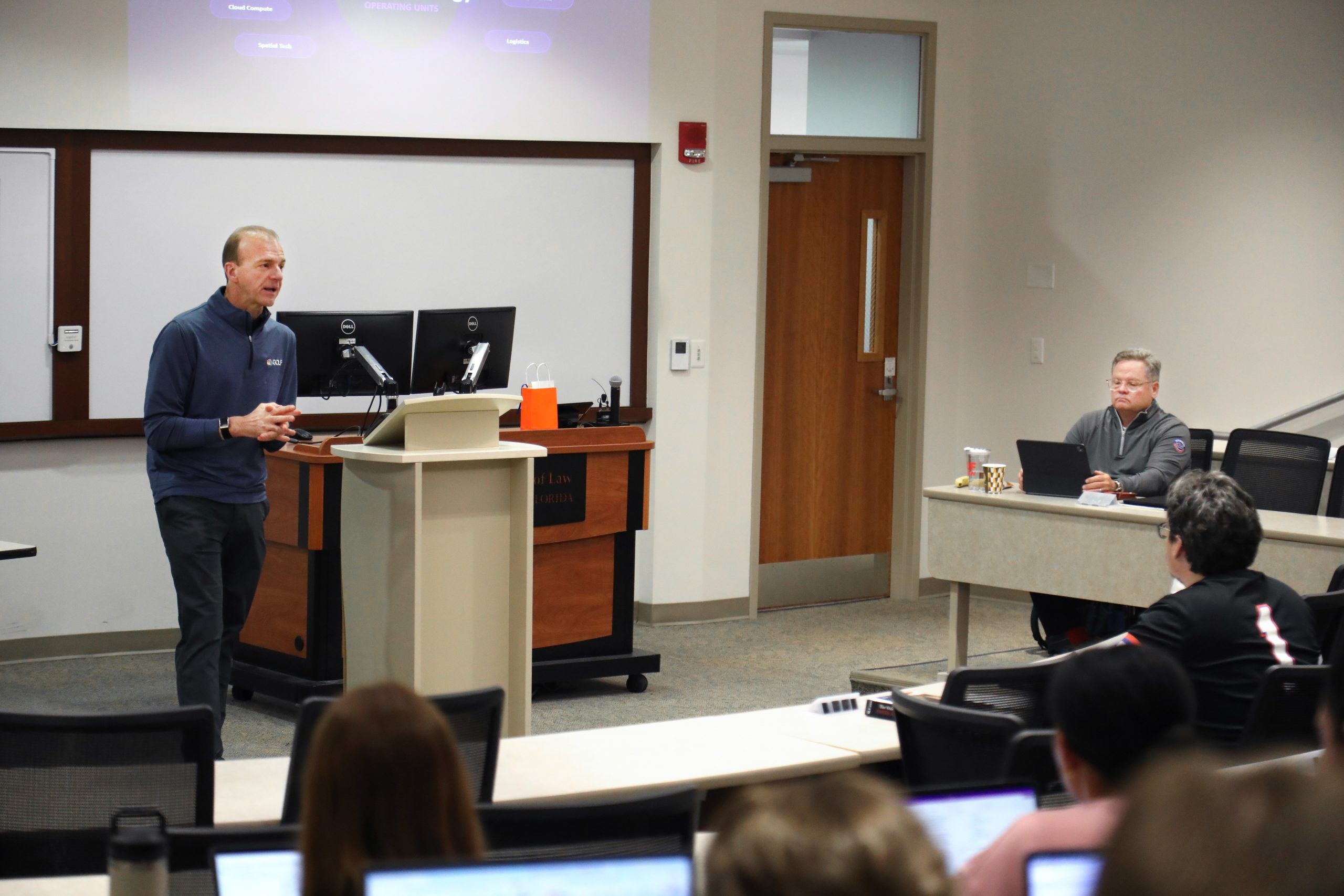 Rick Anderson and Len Brown teach at UF Law's 2026 Compressed Course Week