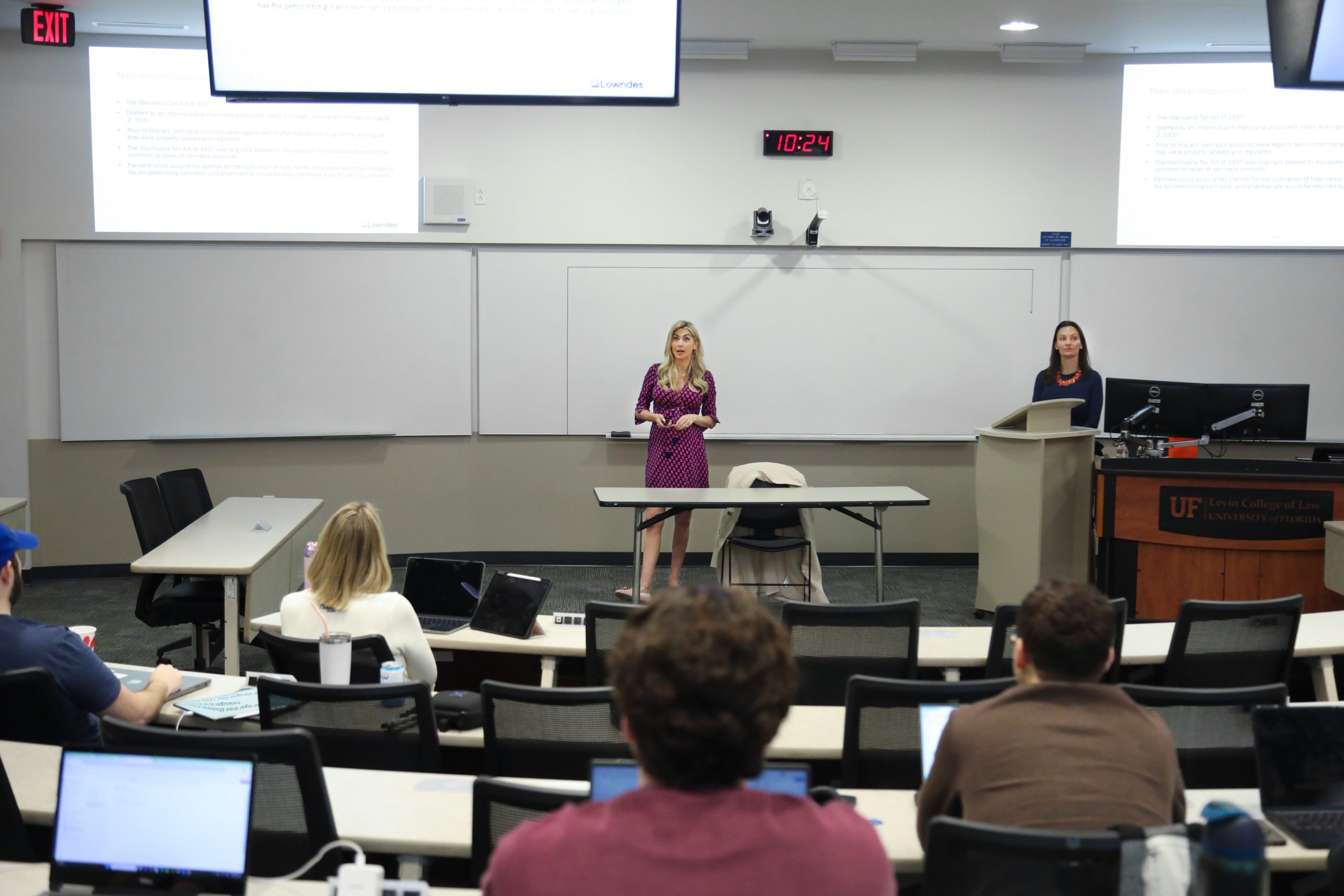 Tara Tedrow teaches at UF Law's 2026 Compressed Course Week
