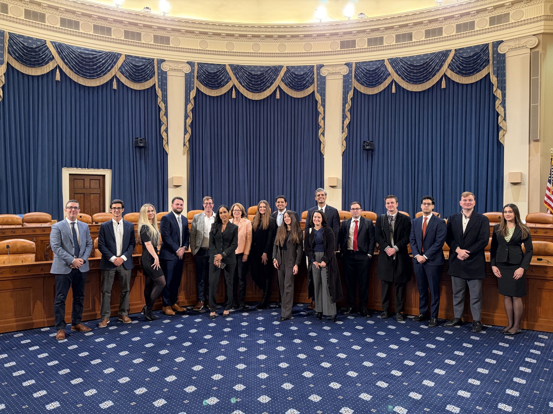 Mindy Herzfeld teaches at UF Law's 2026 Compressed Course Week. Students visit the U.S. House of Representatives Ways and Means Committee