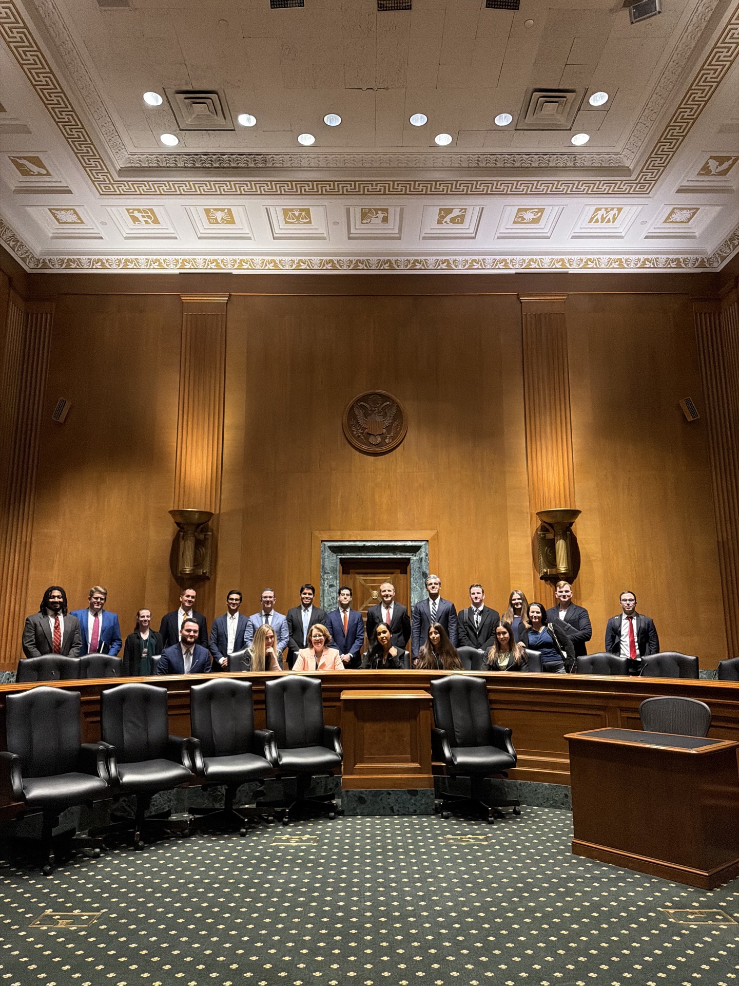 Mindy Herzfeld teaches at UF Law's 2026 Compressed Course Week. Students visit the U.S. Senate Finance Committee