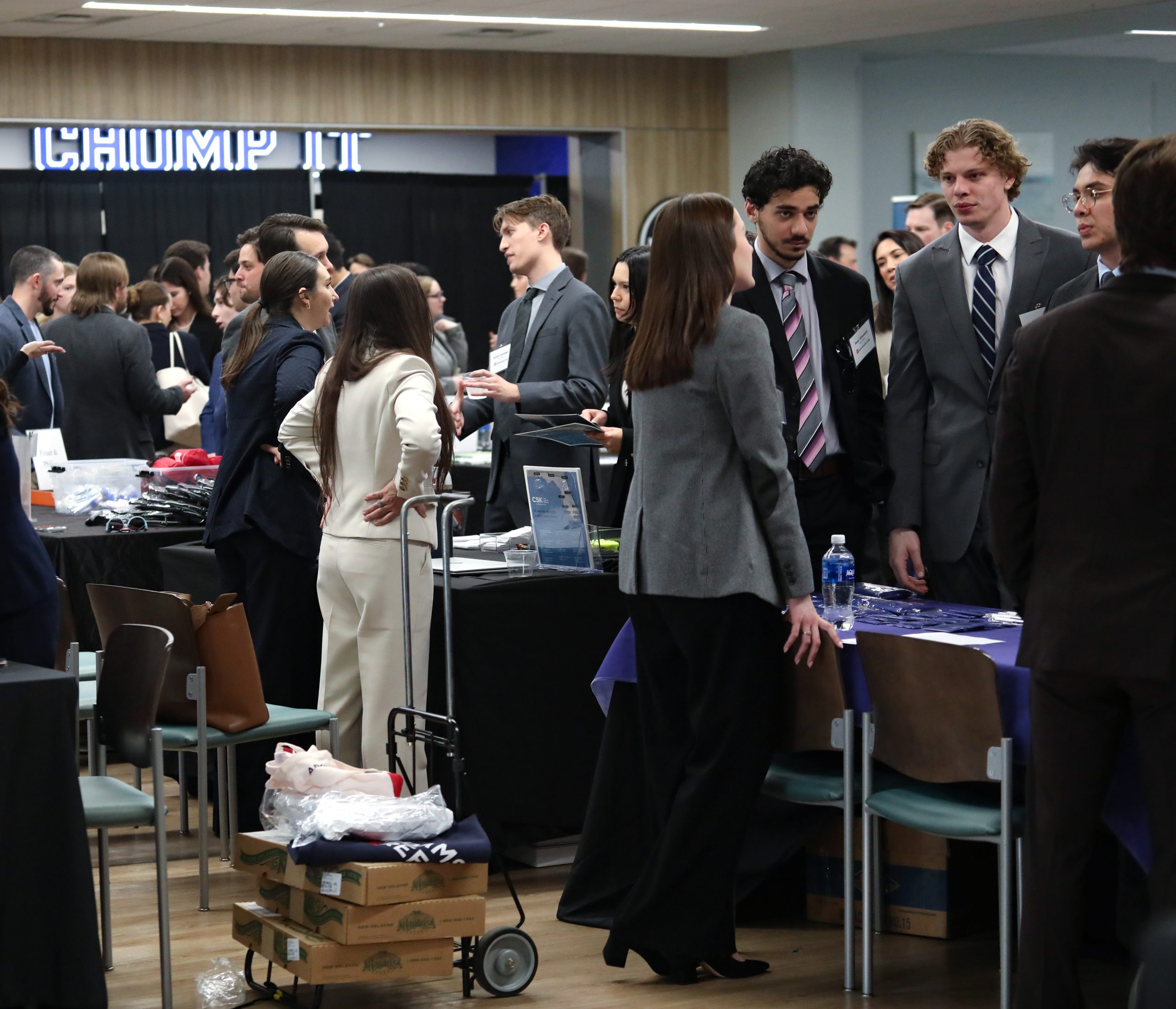 UF Law 1L students met with employers at the 2026 Spring OCPD Networking Event on January 30.