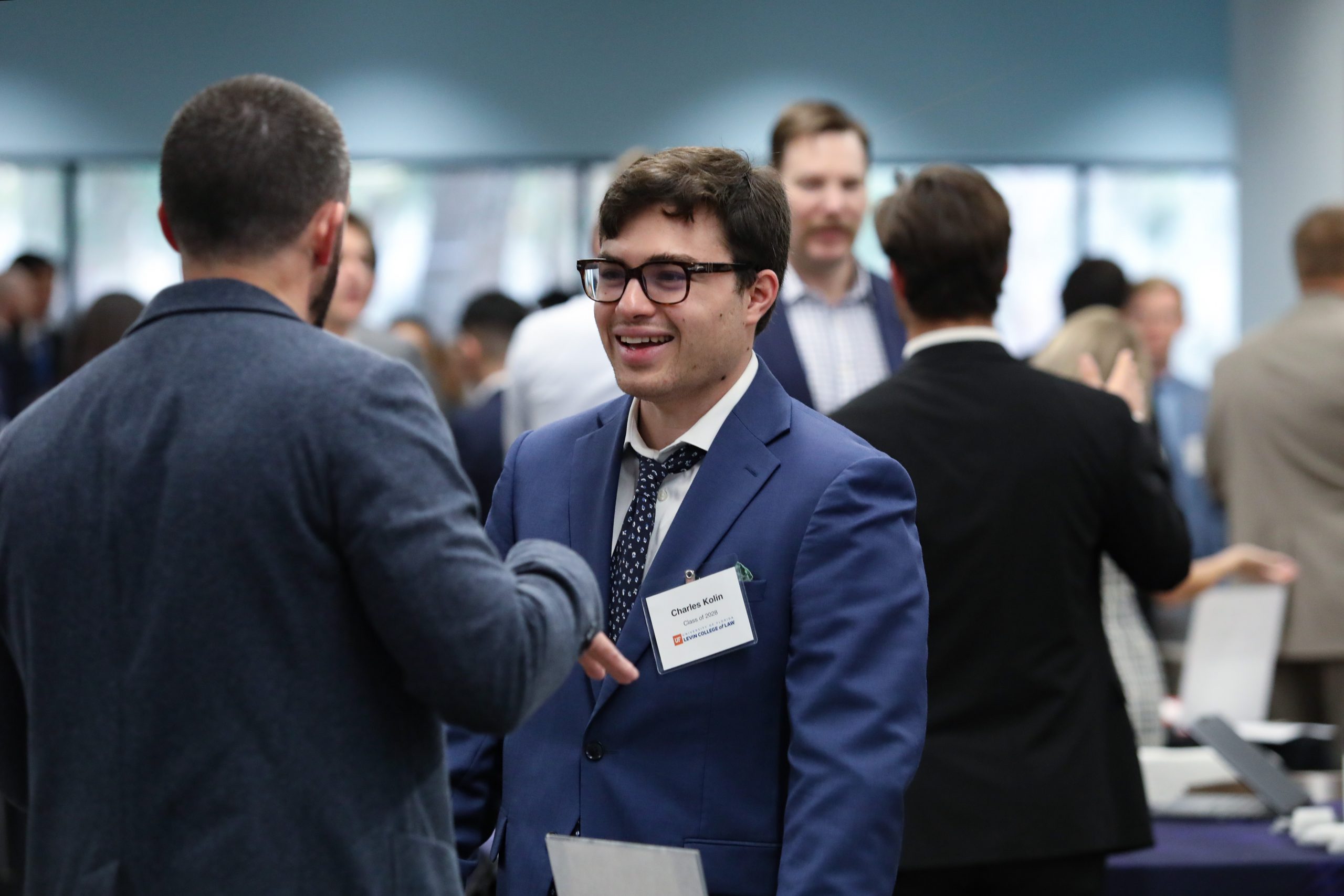 UF Law 1L students met with employers at the 2026 Spring OCPD Networking Event on January 30.